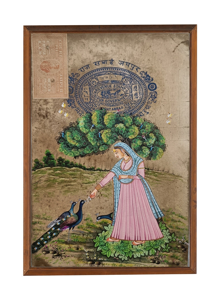 Royal Women in the Mughal Empire Vintage Original Painting